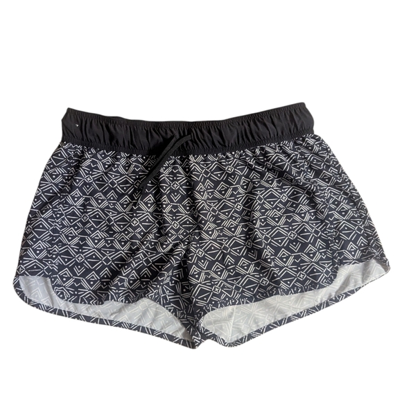 Pants - 2/$15 Woman's Olaian Navy Patterned Athletic Shorts/Board Shorts- Size Medium